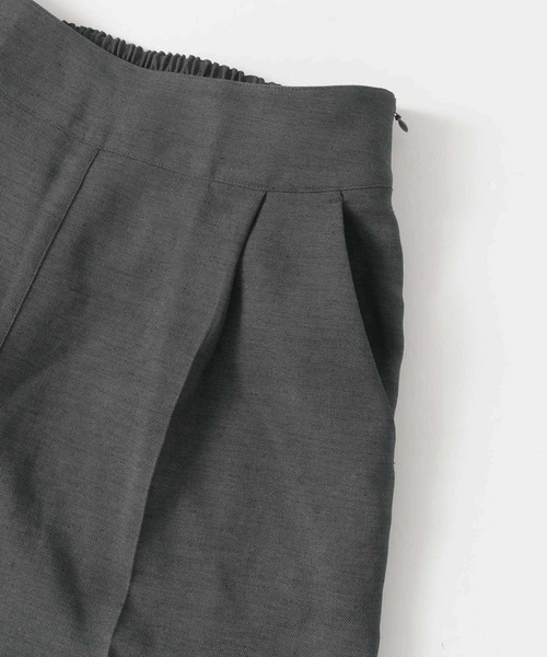 URBAN RESEARCH ROSSO（アーバンリサーチロッソ）の「【一部WEB限定カラー】リネンライクハイウエストワイドパンツ（その他パンツ・レディース・ホワイト/チャコールグレー/カーキ/ホワイト系その他・38/36）」の12枚目の写真