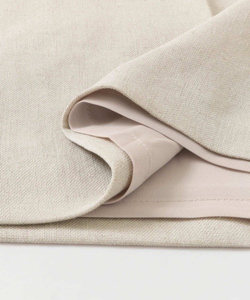 URBAN RESEARCH ROSSO（アーバンリサーチロッソ）の「【一部WEB限定カラー】リネンライクハイウエストワイドパンツ（その他パンツ・レディース・ホワイト/チャコールグレー/カーキ/ホワイト系その他・38/36）」の16枚目の写真