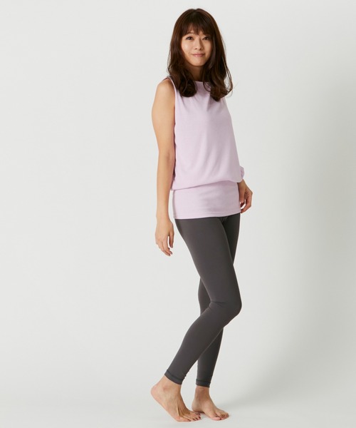 Julier Yoga and Relax(ジュリエヨガアンドリラックス)の「Julier フィールフライスタックプルオーバー(チュニック・レディース・ブラック/グレー/オフホワイト/ピンク・0/1)」の19枚目の写真