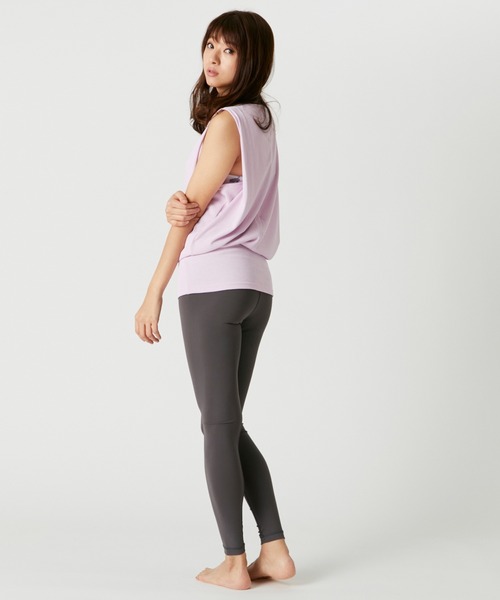 Julier Yoga and Relax(ジュリエヨガアンドリラックス)の「Julier フィールフライスタックプルオーバー(チュニック・レディース・ブラック/グレー/オフホワイト/ピンク・0/1)」の20枚目の写真