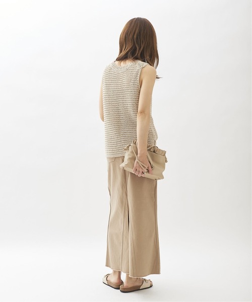 Plage ヘルシーデニロングスカート　ベージュ plage（プラージュ）の「【Healthy denim/ヘルシーデニム】SP