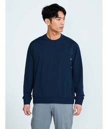 【SPALDING】ラウンドネックプルオーバー ホワイト/ブラック/ネイビー