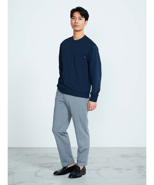 SPALDING（スポルディング）の「【SPALDING】ラウンドネックプルオーバー ホワイト/ブラック/ネイビー（Tシャツ/カットソー・メンズ・ホワイト/ブラック/ネイビー・S/LL/M/L）」の9枚目の写真