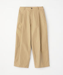 TOMORROWLAND  | コットンシャンブレー 1プリーツワイドパンツ(チノパンツ)