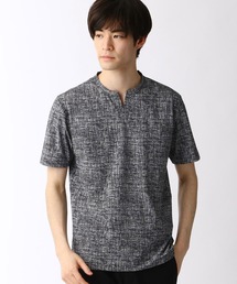 HIDEAWAYS NICOLE | キーネックプリントカットソー(Tシャツ/カットソー)