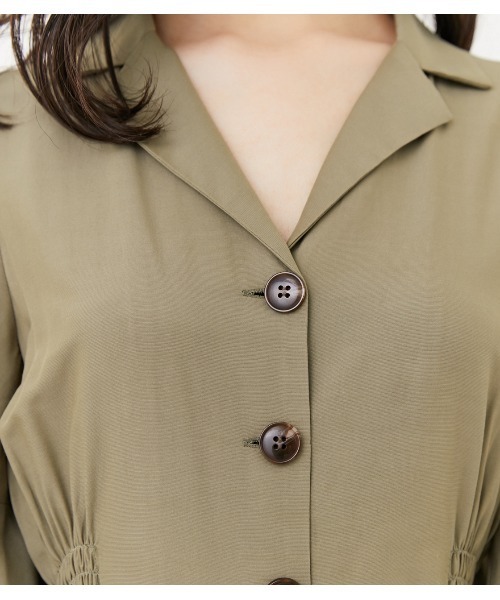 rienda ワンピセット今から活躍！13400円相当が1枚分以下の7800 rienda | 2WAY ZIPタイトknit OP (ワンピース(ミニ・ミディアム