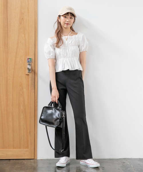 Me%（ミィパーセント）の「SOMEDAYCAP（キャップ・レディース・ベージュ/ブラック・FREE）」の6枚目の写真