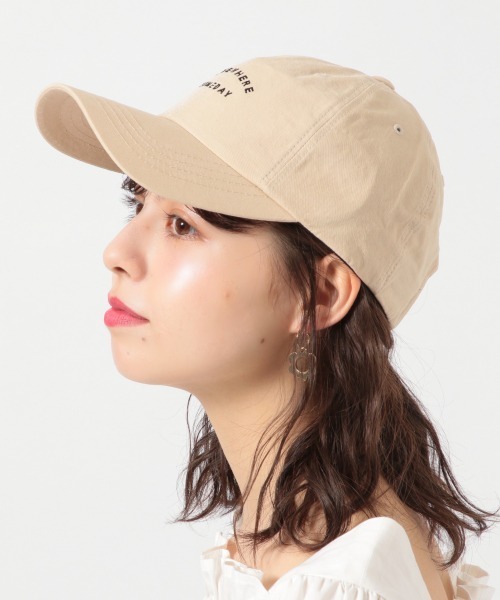 Me%（ミィパーセント）の「SOMEDAYCAP（キャップ・レディース・ベージュ/ブラック・FREE）」の7枚目の写真