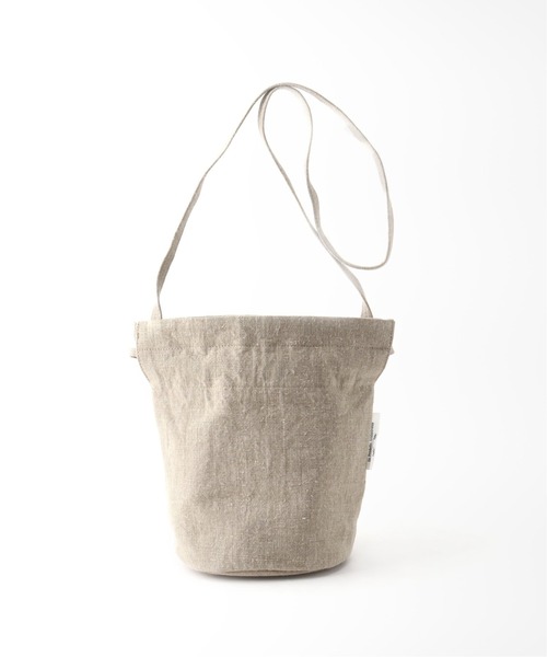 Bonum（ボナム）の「ARTE POVERA イタリアリネンソメキンチャクショルダーバッグ（ショルダーバッグ・レディース・ホワイト/ベージュ/キャメル・FREE）」の3枚目の写真