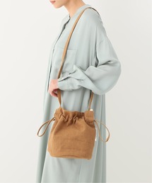 Bonum | ARTE POVERA イタリアリネンソメキンチャクショルダーバッグ(ショルダーバッグ)