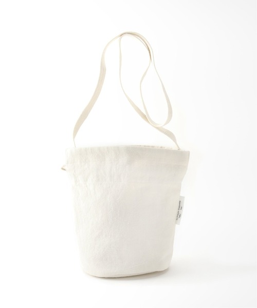 Bonum（ボナム）の「ARTE POVERA イタリアリネンソメキンチャクショルダーバッグ（ショルダーバッグ・レディース・ホワイト/ベージュ/キャメル・FREE）」の2枚目の写真