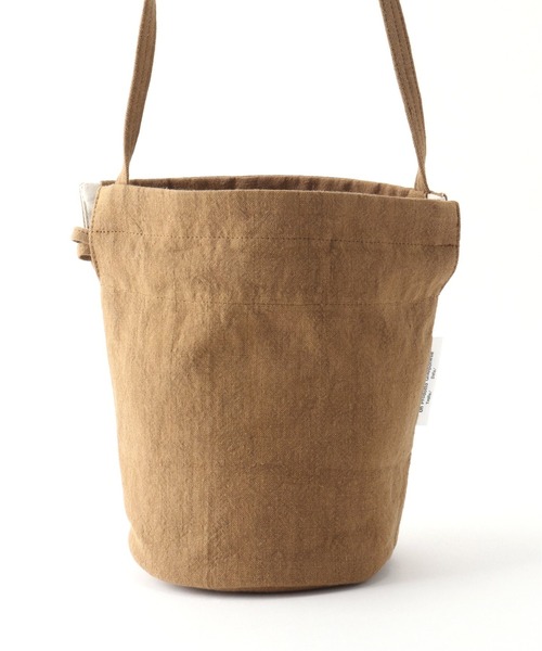 Bonum（ボナム）の「ARTE POVERA イタリアリネンソメキンチャクショルダーバッグ（ショルダーバッグ・レディース・ホワイト/ベージュ/キャメル・FREE）」の8枚目の写真