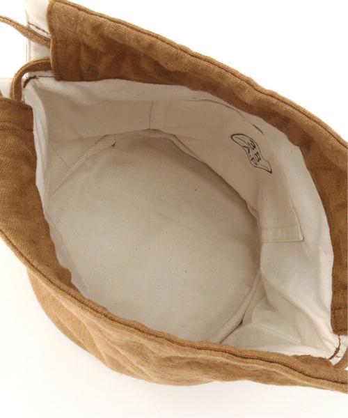 Bonum（ボナム）の「ARTE POVERA イタリアリネンソメキンチャクショルダーバッグ（ショルダーバッグ・レディース・ホワイト/ベージュ/キャメル・FREE）」の16枚目の写真