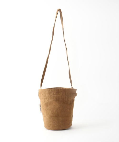 Bonum（ボナム）の「ARTE POVERA イタリアリネンソメキンチャクショルダーバッグ（ショルダーバッグ・レディース・ホワイト/ベージュ/キャメル・FREE）」の12枚目の写真