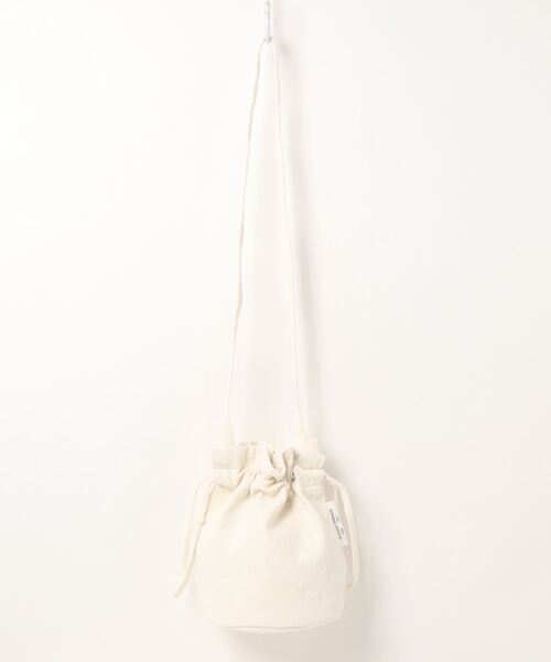 Bonum（ボナム）の「ARTE POVERA イタリアリネンソメキンチャクショルダーバッグ（ショルダーバッグ・レディース・ホワイト/ベージュ/キャメル・FREE）」の4枚目の写真