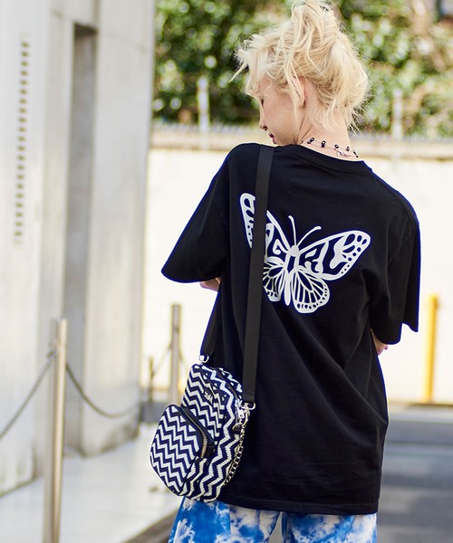 X-girl（エックスガール）の「FAUX LEATHER PIPING SHOULDER BAG（ショルダーバッグ・レディース・ブラック/ベージュ/マルチ・ONE SIZE）」の14枚目の写真