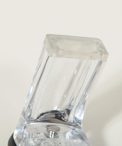 Julia Boutique（ジュリアブティック）の「スクエアトゥクリアヒールサンダル/21083（サンダル・レディース・ホワイト/ブラック・LL/M/S/3L/L）」の14枚目の写真