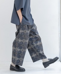 CASPER JOHN | Total Pattern Ankle Wide Pants/総柄アンクルワイドパンツ(その他パンツ)
