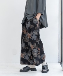 CASPER JOHN | Total Pattern Ankle Wide Pants/総柄アンクルワイドパンツ(その他パンツ)