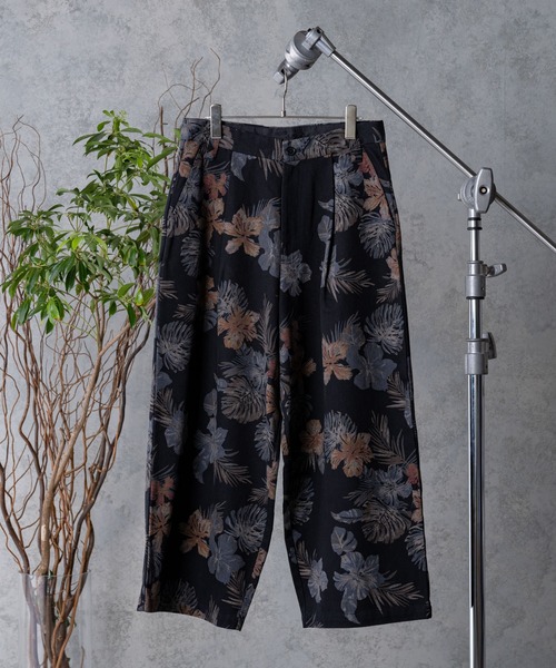 CASPER JOHN（キャスパージョン）の「Total Pattern Ankle Wide Pants/総柄アンクルワイドパンツ（その他パンツ・メンズ・ブラック/ネイビー・SMALL/MEDIUM/LARGE）」の15枚目の写真