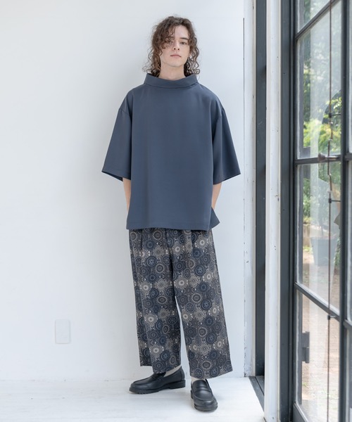 CASPER JOHN（キャスパージョン）の「Total Pattern Ankle Wide Pants/総柄アンクルワイドパンツ（その他パンツ・メンズ・ブラック/ネイビー・SMALL/MEDIUM/LARGE）」の11枚目の写真