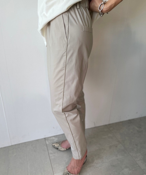 JET(ジェット)の「◆【ウォッシャブル】ウエストゴムツイスターテーパードパンツ(その他パンツ・レディース・ブラック/ベージュ/ナチュラル・02/04/06)」の5枚目の写真
