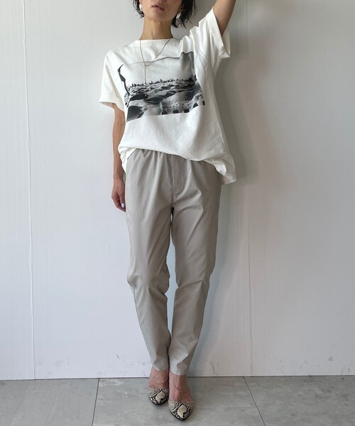 JET(ジェット)の「◆【ウォッシャブル】ウエストゴムツイスターテーパードパンツ(その他パンツ・レディース・ブラック/ベージュ/ナチュラル・02/04/06)」の8枚目の写真