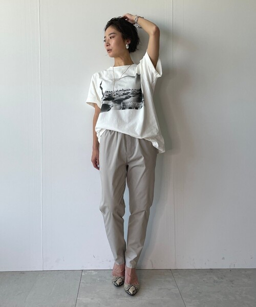 JET(ジェット)の「◆【ウォッシャブル】ウエストゴムツイスターテーパードパンツ(その他パンツ・レディース・ブラック/ベージュ/ナチュラル・02/04/06)」の14枚目の写真