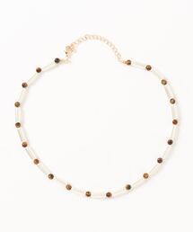 CIAOPANIC | 虎目石パールネックレス(ネックレス)