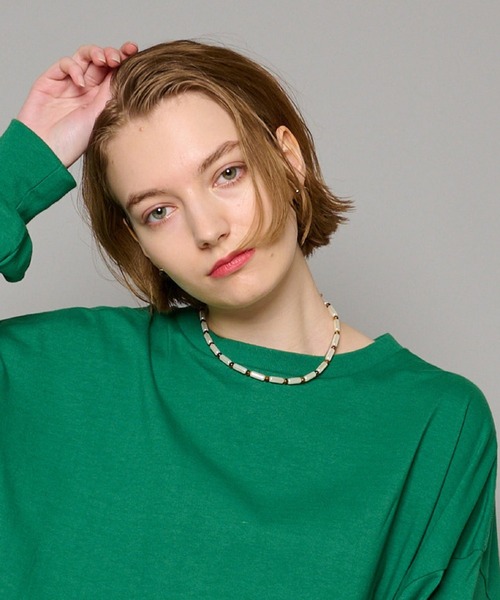 CIAOPANIC(チャオパニック)の「虎目石パールネックレス(ネックレス・レディース・ホワイト・FREE)」の12枚目の写真