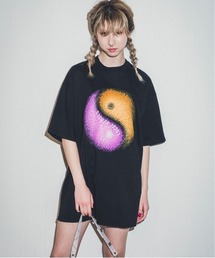 LOCAL HEROES | DUSTY YIN YANG T-SHIRT DRESS(Tシャツ/カットソー)