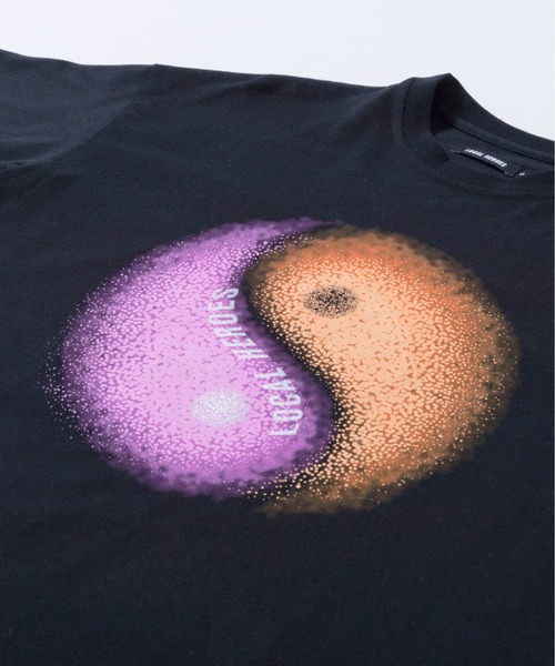 LOCAL HEROES（ローカルヒーローズ）の「DUSTY YIN YANG T-SHIRT DRESS（Tシャツ/カットソー・レディース・ブラック・L/XS/M/S）」の6枚目の写真