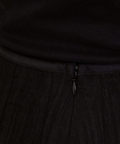 MADEMOISELLE ROPE'（マドモアゼル ロペ）の「シアータックフレアスカート（スカート・レディース・ブラック/ブラウン/ラベンダー・38）」の10枚目の写真