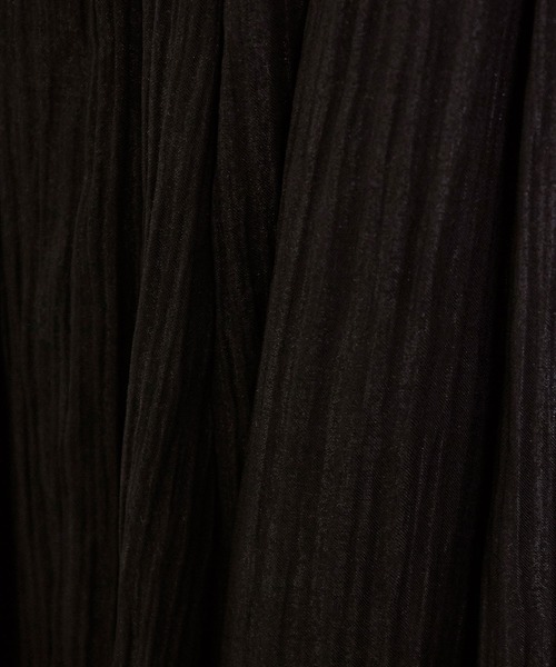 MADEMOISELLE ROPE'（マドモアゼル ロペ）の「シアータックフレアスカート（スカート・レディース・ブラック/ブラウン/ラベンダー・38）」の12枚目の写真