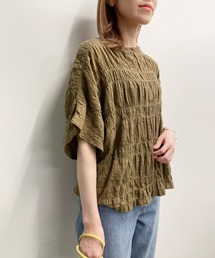 【BLACK CRANE/ブラック・クレーン】 BOX TOP：ブラウス