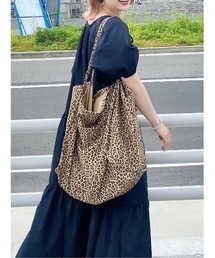 jumelle | big leopard bag(トートバッグ)
