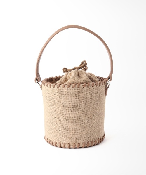 Simplicite（サンプリシテ）の「ジュートボトム2wayバッグ◆（ショルダーバッグ・レディース・ベージュ/アイボリー・FREE）」の17枚目の写真