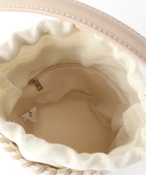 Simplicite（サンプリシテ）の「ジュートボトム2wayバッグ◆（ショルダーバッグ・レディース・ベージュ/アイボリー・FREE）」の21枚目の写真