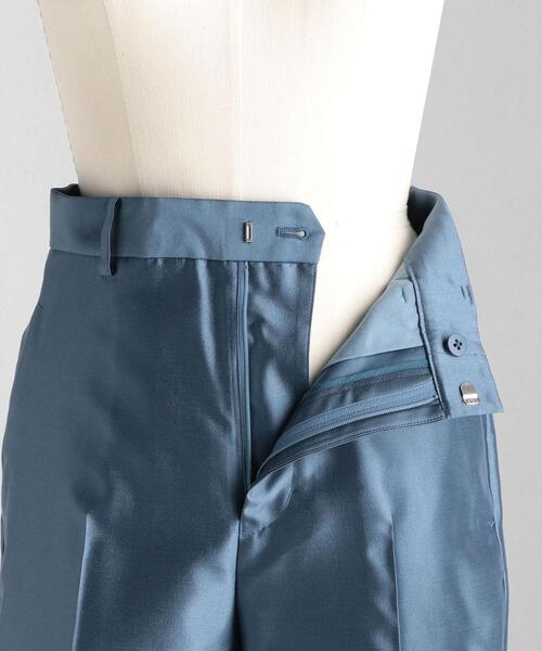 LOEFF（ロエフ）の「＜LOEFF（ロエフ）＞タフタ クロップド テーパードパンツ（その他パンツ・レディース・ブラック/ターコイズブルー・1/0）」の5枚目の写真