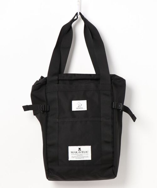 MAKAVELIC（マキャベリック）の「【62】【PEANUTS×MAKAVELIC】2WAY TOTE BACK PACK（バックパック/リュック・レディース・ブラック・FREE）」の5枚目の写真