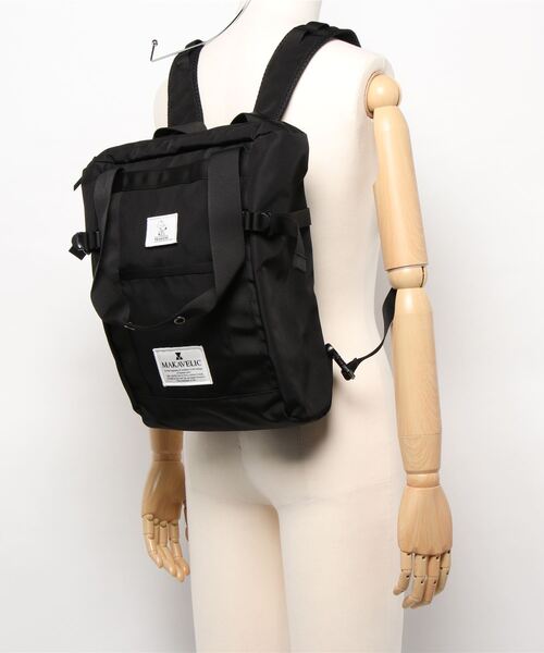 MAKAVELIC（マキャベリック）の「【62】【PEANUTS×MAKAVELIC】2WAY TOTE BACK PACK（バックパック/リュック・レディース・ブラック・FREE）」の3枚目の写真