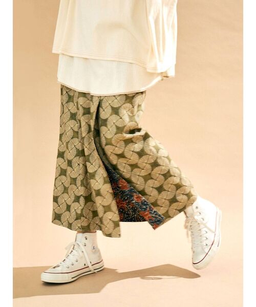 Ungrid（アングリッド）の「リバーシブルエスニックスカート（スカート・レディース・カーキ/ブラウン・FREE）」の15枚目の写真