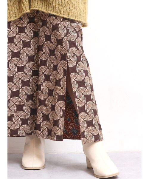 Ungrid（アングリッド）の「リバーシブルエスニックスカート（スカート・レディース・カーキ/ブラウン・FREE）」の9枚目の写真