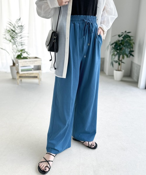 classicalelf（クラシカルエルフ）の「【S～XL展開】綿100％!大人上品なゆったりカットカラーイージーパンツ（その他パンツ・レディース・ライトグレー/ブラック/モカ/グリーン系その他/ブルー・SMALL/MEDIUM/LARGE/X-LARGE）」の17枚目の写真