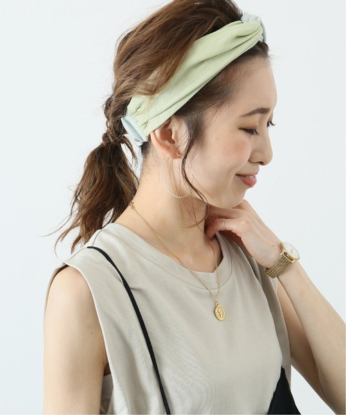 Spick & Span（スピックアンドスパン）の「【TRESSE】claire serre-tete◆（カチューシャ・レディース・ライトグリーン/ラベンダー・FREE）」の4枚目の写真
