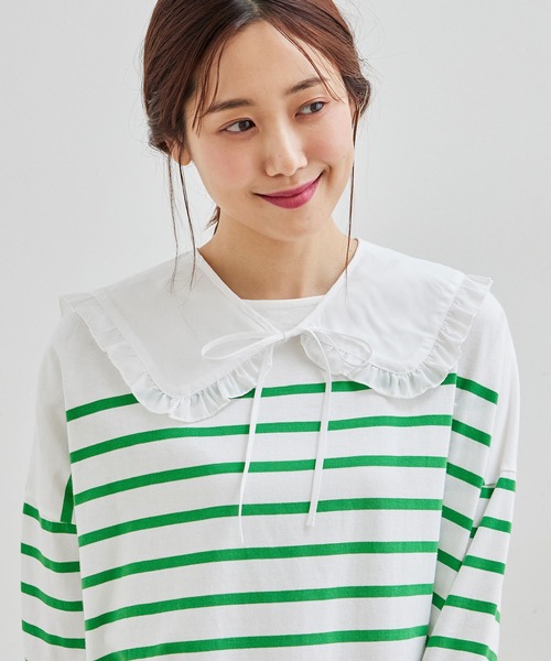 ROPE' PICNIC(ロペピクニック)の「【2WAY】フリルつけ衿(その他雑貨・レディース・ホワイト系その他/イエロー系その他・FREE)」の9枚目の写真