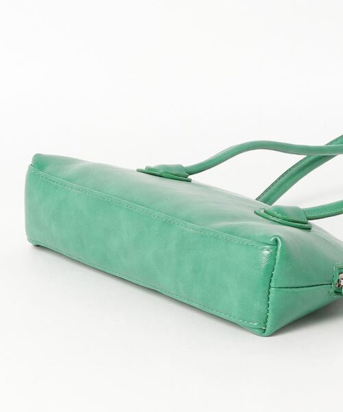 atmos pink（アトモスピンク）の「atmos pink カラー ハンドバッグ（ハンドバッグ・レディース・ブラック/ピンク/グリーン/アイボリー・FREE）」の6枚目の写真