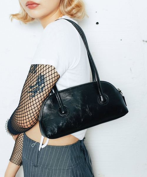 atmos pink（アトモスピンク）の「atmos pink カラー ハンドバッグ（ハンドバッグ・レディース・ブラック/ピンク/グリーン/アイボリー・FREE）」の2枚目の写真