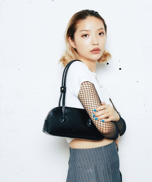 atmos pink（アトモスピンク）の「atmos pink カラー ハンドバッグ（ハンドバッグ・レディース・ブラック/ピンク/グリーン/アイボリー・FREE）」の16枚目の写真