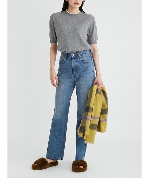 Mila Owen（ミラオーウェン）の「ストレートデニムパンツ（デニムパンツ・レディース・ライトブルー/ブラック/ブルー・1/0）」の19枚目の写真